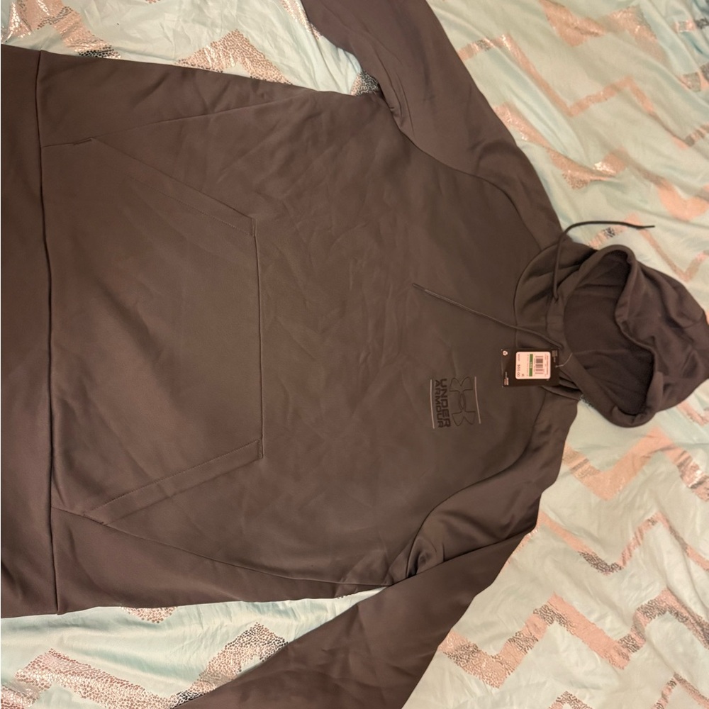 Men’s Under Armour Charcoal Gray Hoodie- size Large- brand new with tags!